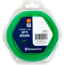 Корд тримерний Husqvarna Opti Round 2.0 мм / 130 м, Donut Green, в блістері