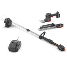 Акумуляторні тример Husqvarna Aspire T28-P4A і ножиці-кущоріз Aspire S20-P4A, з акб 4 Ah і з/п