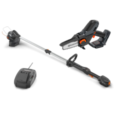 Акумуляторні тример Husqvarna Aspire T28-P4A і гілкоріз Aspire P5-P4A, з акб 4 Ah і з/п