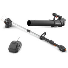 Акумуляторні тример Husqvarna Aspire T28-P4A і повітродувка Aspire B8X-P4A, з акб 4 Ah і з/п