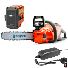 Акумуляторна ланцюгова пила Husqvarna 120i KIT з акб 36V 4 Ah і з/п